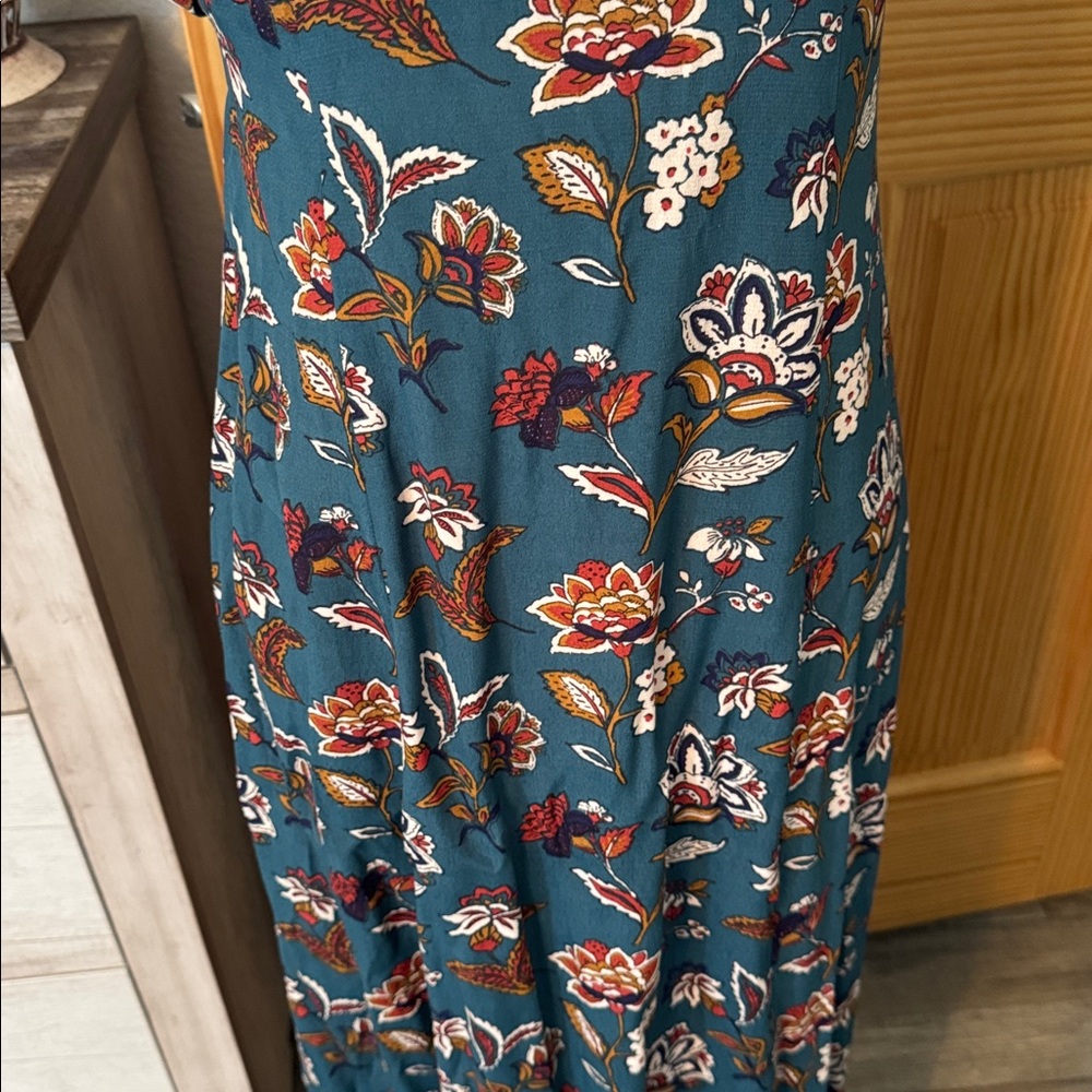 Dress Forum Teal Floral Maxi Dress - Picture 2 of 4